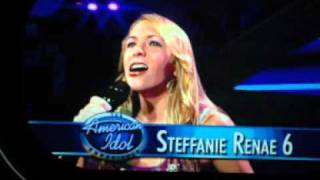 Steffanie Renae Stephanie Renee Jacksonville Florida American Idol Contestant [upl. by Allertse]