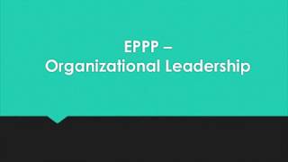 EPPP  Theories of Leadership [upl. by Adiell]