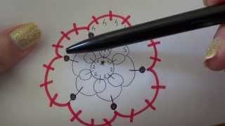 Come leggere gli schemi al CHIACCHIERINO quattro chiacchiere e piccoli consigli NEEDLE TATTING [upl. by Oralla]