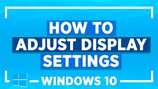 Windows 10 Tips and Tricks How to Adjust Display Settings in Windows 10 [upl. by Dulcinea]