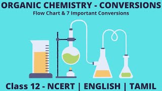 Class 12  Organic Chemistry Flowchart amp Important Conversions [upl. by Magnien]