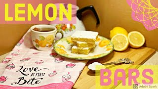 Brighten Up Your Day with Tangy amp Rich Lemon Bars [upl. by Sdlonyer614]