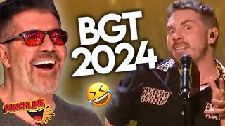 FUNNY Impressionist Singer On The BGT 2024 Final [upl. by Lleryt]