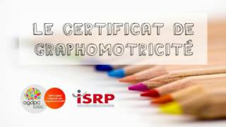 Le certificat de graphomotricité [upl. by Acyssej66]