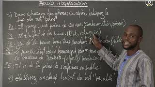 Exercice  4e  Français  Vocabulaire  Le champ lexical et le champ sémantique 11 [upl. by Chiquia]