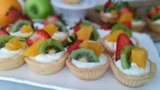 Meyveli tartolet tarifıMini tart tarifıanneyemek [upl. by Marjorie321]