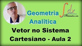 GRINGS  Geometria Analítica  Vetor no Sistema Cartesiano  Aula 2 [upl. by Los254]