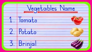 Vegetables Name in English  Vegetables Name  Vegetable Name  Vegetables  Vegetables in English [upl. by Alekal]