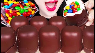 ASMR Super Dickmanns Chocolate Marshmallow 슈퍼 딕만스 초콜릿 마쉬멜로우 Mukbang Eating [upl. by Ewnihc]