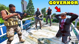 Franklin CHIEF of SPECIAL FORCE Kidnap GOVERNOR in GTA 5  SHINCHAN and CHOP [upl. by Asuncion932]