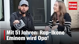 Rapper Eminem wird Opa  kronetv NEWS [upl. by Harms638]