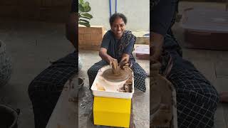 Simple Pottery making for beginners kaviartstudio pottery potterymaking [upl. by Attalie]