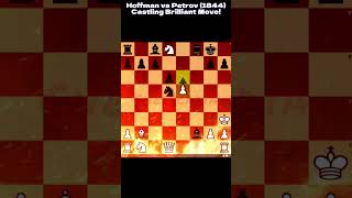 Hoffman vs Petrov 1844  Castling Brilliant Move  shorts [upl. by Potts]