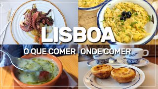 🍽️ o que e onde COMER em LISBOA 🇵🇹 234 [upl. by Merlina686]