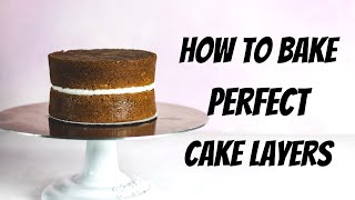 5 Tips for Perfectly Even Cake Layers [upl. by Salocin]