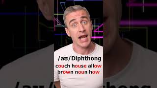 Pronounce double vowel sounds aʊ diphthong [upl. by Yednil222]