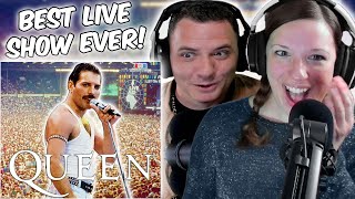 AN INCREDIBLE PERFORMANCE FIRST TIME REACTING Queen Live Aid [upl. by Nodnarbal]