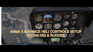 Arma 3 HELI ADVANCE HOTAS JOYSTICK SETUP PART 1 [upl. by Anilra731]