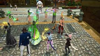 FFXIV Metallic Green Bard Band Plays Uldah On Hyperion  Heavenly [upl. by Aivatan]