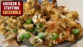 Chicken amp Stuffing Casserole Recipe  Quick Dinner Idea [upl. by Ennaerb354]