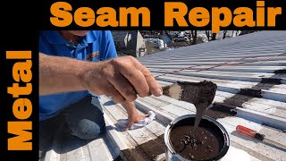 Repair Metal Roof Leaks  3 methods shown Learn How to DIY  Turbo Poly Seal vs Super Silicone Seal [upl. by Alidus594]