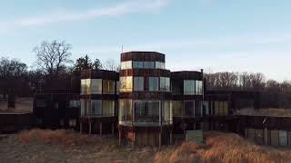 The Leesburg Abandoned Glass Mansion Drone Footage [upl. by Olocin528]