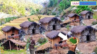 Beautiful Nepali Mountain Village Life  Rainy Day  Peaceful And Relaxing Mountain Village Life [upl. by Seward549]