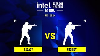 Legacy проти Prodigy  IEM Rio 2024  Showmatch [upl. by Adlemi]