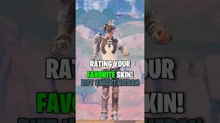 RATING Your FAVORITE FORTNITE SKIN Rift Knight Kieran [upl. by Tremann]