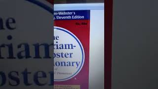 MerriamWebster Webster Dictionary  New 2022 Edition [upl. by Draillih426]