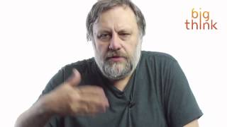 Slavoj Žižek Dont Act Just Think  Big Think [upl. by Malca509]