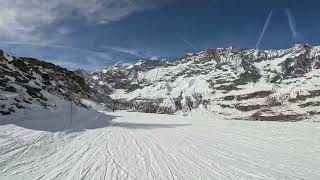 Cervinia Red Slope 13 Ventina Cielo [upl. by Enirehtahc263]