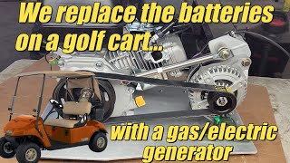 S4 E37 It works We finish and road test the gasoline  electric golf cart hybrid [upl. by Christiane406]