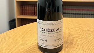 2024 Lunar New Year Wine Domaine Romanee Conti 2015 Echezeaux Grand Cru Trophy Burgundy Wine Review [upl. by Analeh]