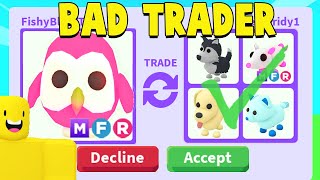 My Little Brother TRADED my MEGA PETS Adopt Me [upl. by Noira]