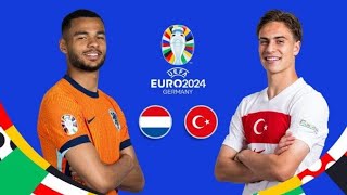 LIVE Netherlands vs Turkiye Live Full Match QUARTER FINALS UEFA EURO 2024 [upl. by Olecram]