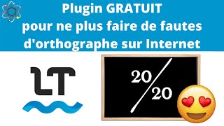 Ne plus faire de FAUTES DORTHOGRAPHE sur Internet grâce à un plugin gratuit [upl. by Orms]