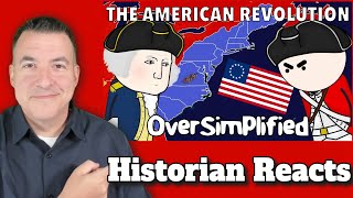 The American Revolution  OverSimplified Part 1  Reaction [upl. by Jeffy38]