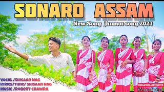 Sonaro Assam • New Adivasi Official Music Video 2023 • Robert • Pk Probhat • Anand [upl. by Asenav]