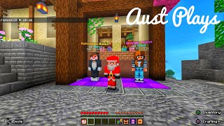 AUST PLAYS MINECRAFT BLOCK DROP WITH WILDSUS [upl. by Einyaj]