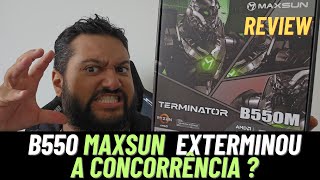 B550 MAXSUN Terminator  REVIEW Chorou com o 5800X3D  5900X ou é robusta como aparenta [upl. by Aleekahs]