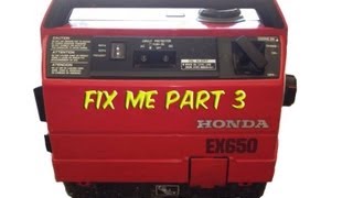 Part 3 Honda Ex650 Generator Needs Help Final Installment [upl. by Becki824]