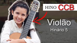 Hino 01 Cristo Meu Mestre  Violão Clássico FingerStyle  HINÁRIO 5 CCB [upl. by Llerej]