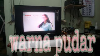 Servis tv LG gambar dan warna pudar [upl. by Otir]