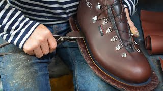 EVEREST 8848m Conqueror The 72 Hour Process of Making His Own Hiking Boots [upl. by Burnie]