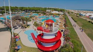 BIBIONE BEACH ITALY auf dem Campingplatz Villaggio Turistico Internazionale [upl. by Ynohtnaluap]