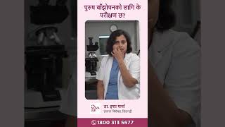 Tests for male infertility  Dr Esha Sharma  IVF specialist  Nova IVF Siliguri [upl. by Ontina]