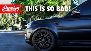 Dont WRAP Your Car MATTE BLACK Here is WHY its the worst vinyl wrap EVER [upl. by Fabozzi]