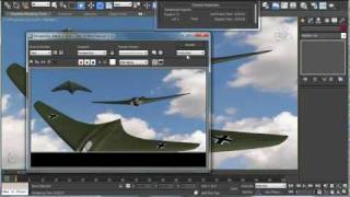 3ds Max tutorial Part 2 Texture Map the Flying Wing [upl. by Christoforo]