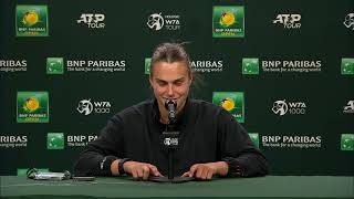 Aryna Sabalenka Press Conference Following Final Loss 2023 BNP Paribas Open [upl. by Oria]